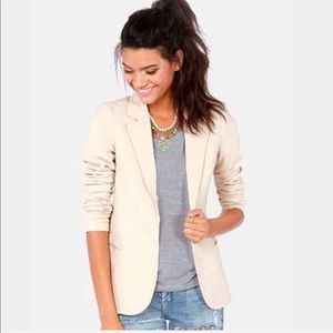 Philosophy Cream Blazer